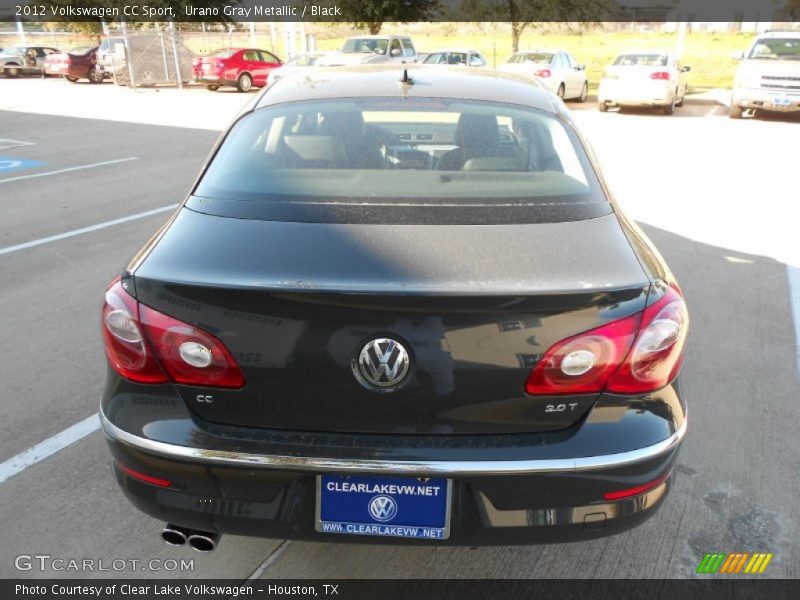 Urano Gray Metallic / Black 2012 Volkswagen CC Sport