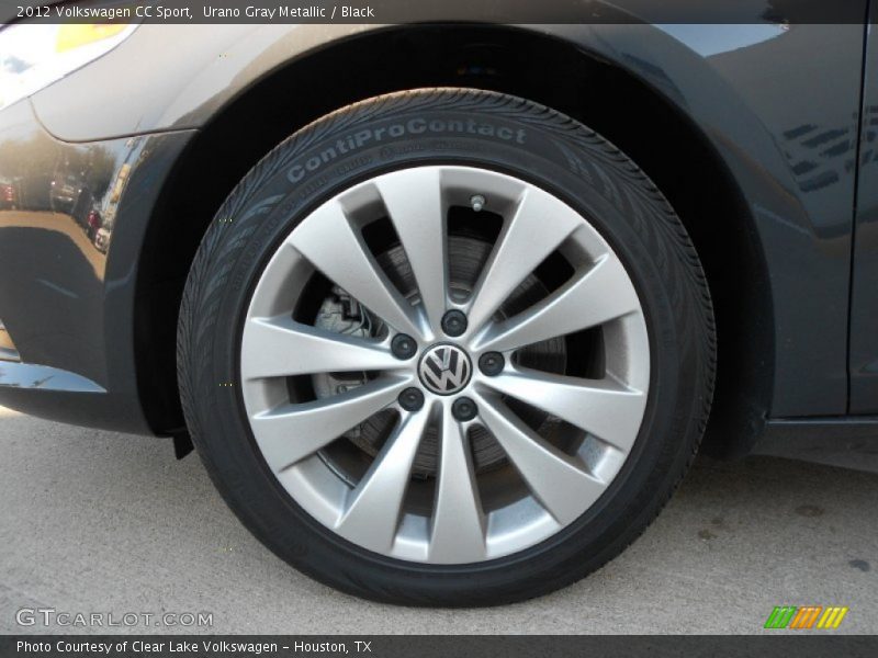 Urano Gray Metallic / Black 2012 Volkswagen CC Sport