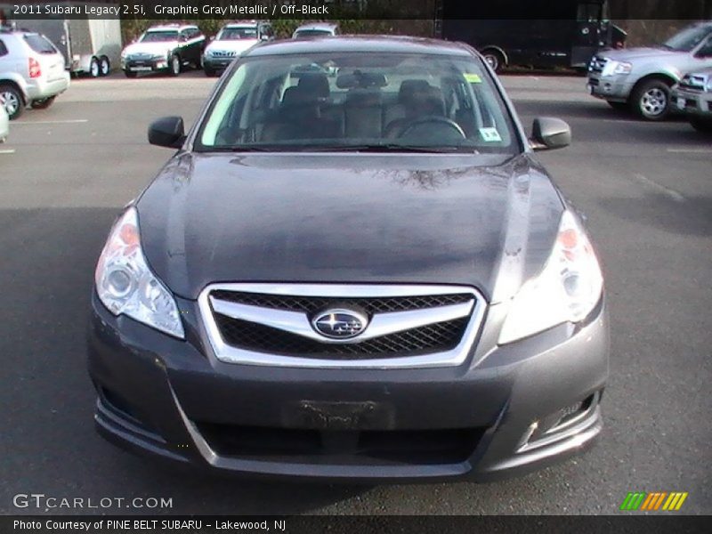 Graphite Gray Metallic / Off-Black 2011 Subaru Legacy 2.5i
