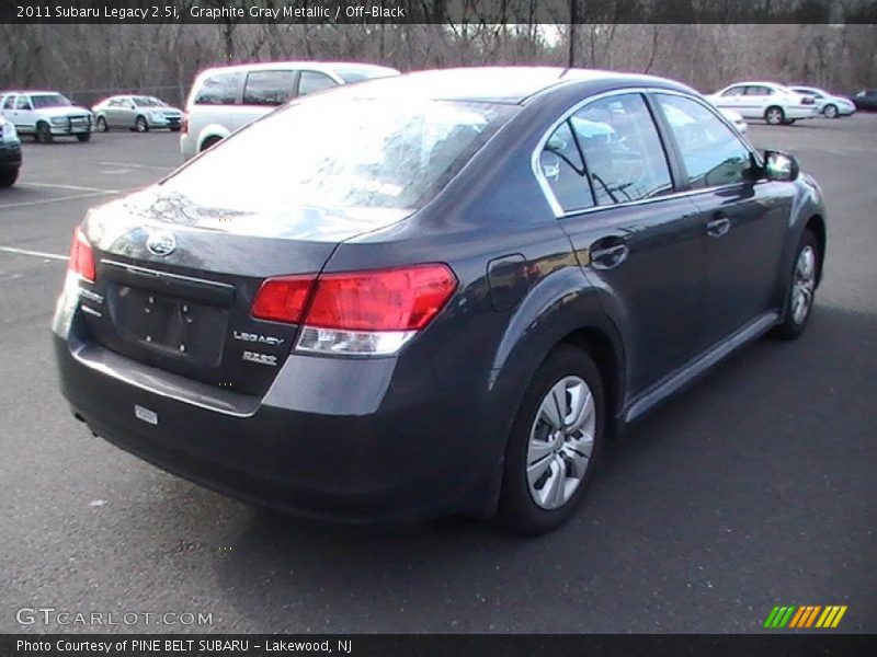 Graphite Gray Metallic / Off-Black 2011 Subaru Legacy 2.5i