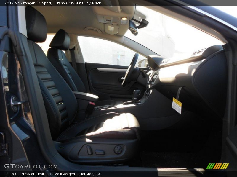 Urano Gray Metallic / Black 2012 Volkswagen CC Sport