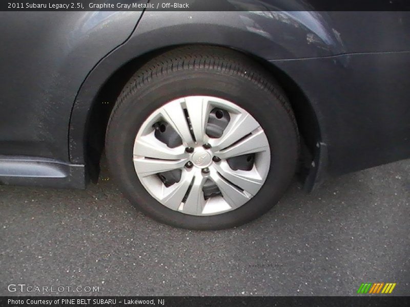 Graphite Gray Metallic / Off-Black 2011 Subaru Legacy 2.5i