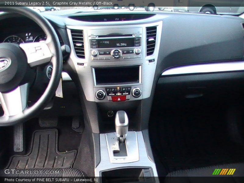Graphite Gray Metallic / Off-Black 2011 Subaru Legacy 2.5i