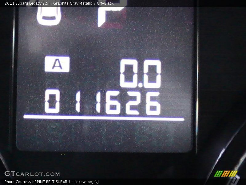 Graphite Gray Metallic / Off-Black 2011 Subaru Legacy 2.5i