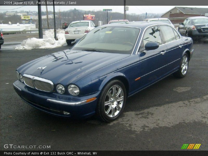 Pacific Blue Metallic / Sand 2004 Jaguar XJ XJ8