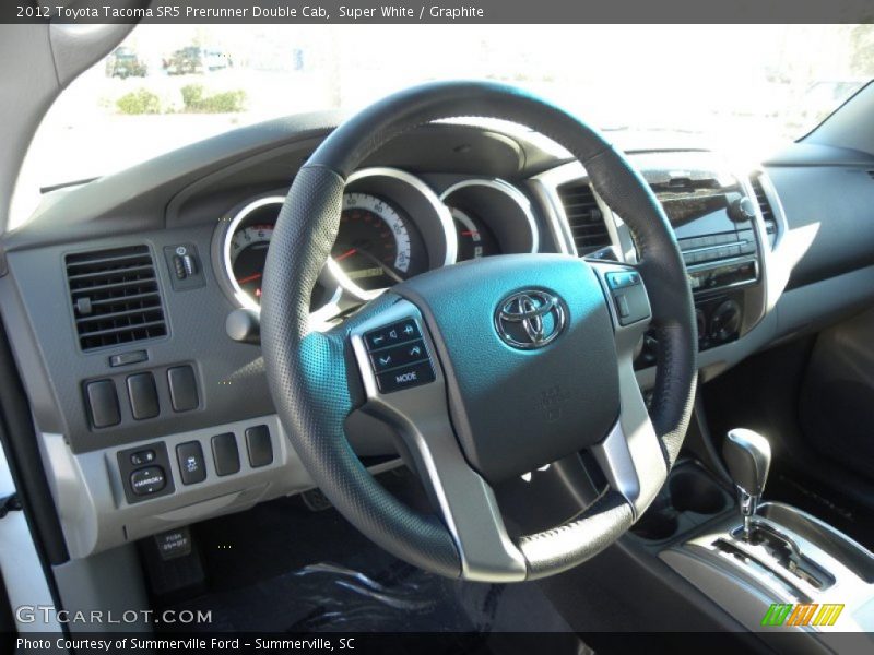 Super White / Graphite 2012 Toyota Tacoma SR5 Prerunner Double Cab