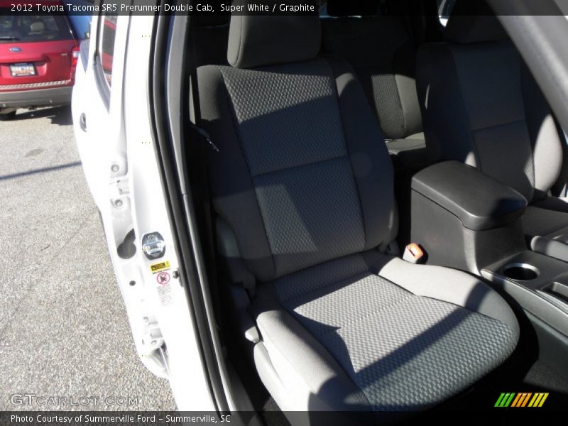 Super White / Graphite 2012 Toyota Tacoma SR5 Prerunner Double Cab