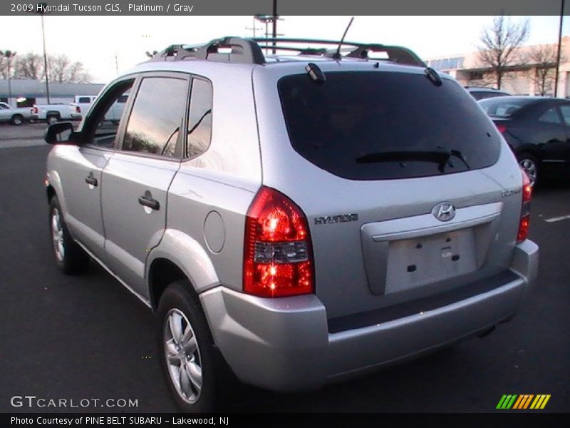 Platinum / Gray 2009 Hyundai Tucson GLS