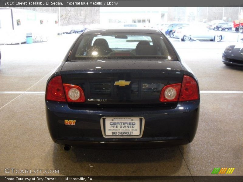 Imperial Blue Metallic / Ebony 2010 Chevrolet Malibu LT Sedan