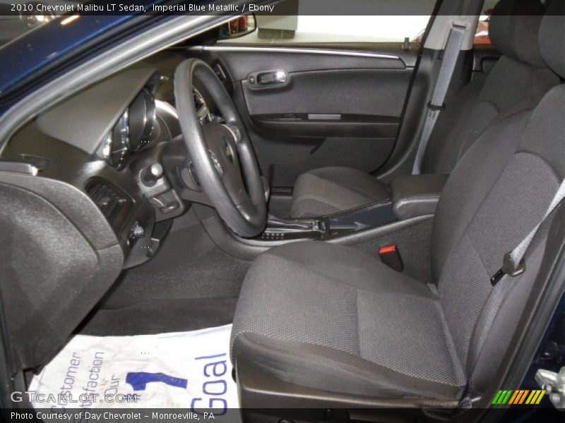 Imperial Blue Metallic / Ebony 2010 Chevrolet Malibu LT Sedan