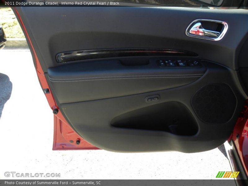 Inferno Red Crystal Pearl / Black 2011 Dodge Durango Citadel
