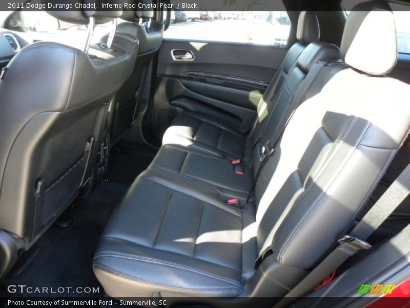 Inferno Red Crystal Pearl / Black 2011 Dodge Durango Citadel