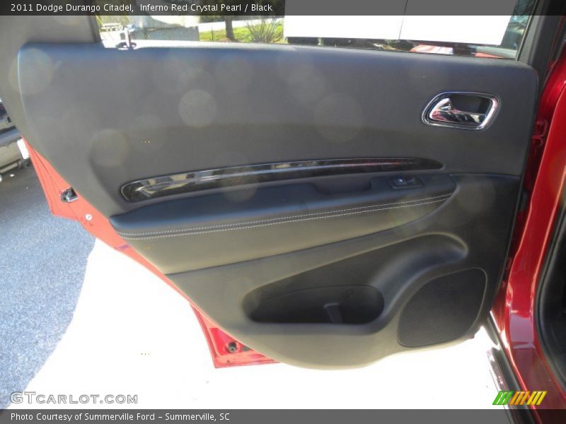 Inferno Red Crystal Pearl / Black 2011 Dodge Durango Citadel