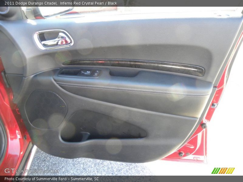 Inferno Red Crystal Pearl / Black 2011 Dodge Durango Citadel