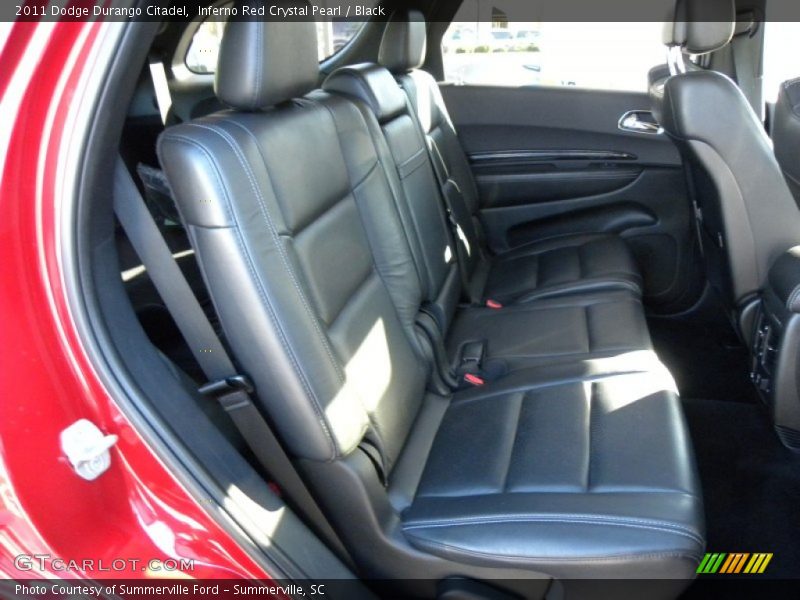 Inferno Red Crystal Pearl / Black 2011 Dodge Durango Citadel