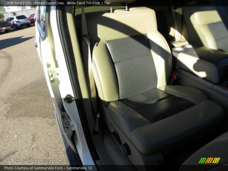 White Sand Tri-Coat / Tan 2008 Ford F150 Limited SuperCrew