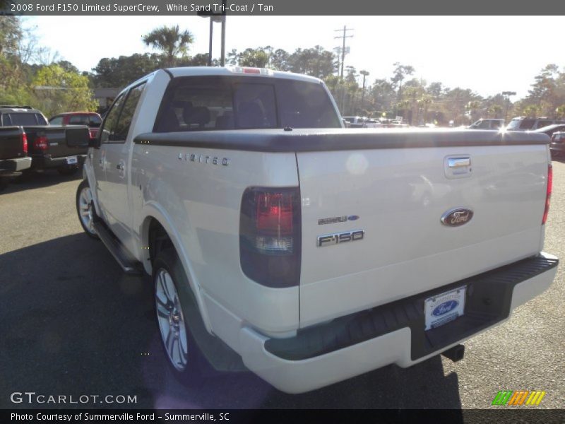 White Sand Tri-Coat / Tan 2008 Ford F150 Limited SuperCrew