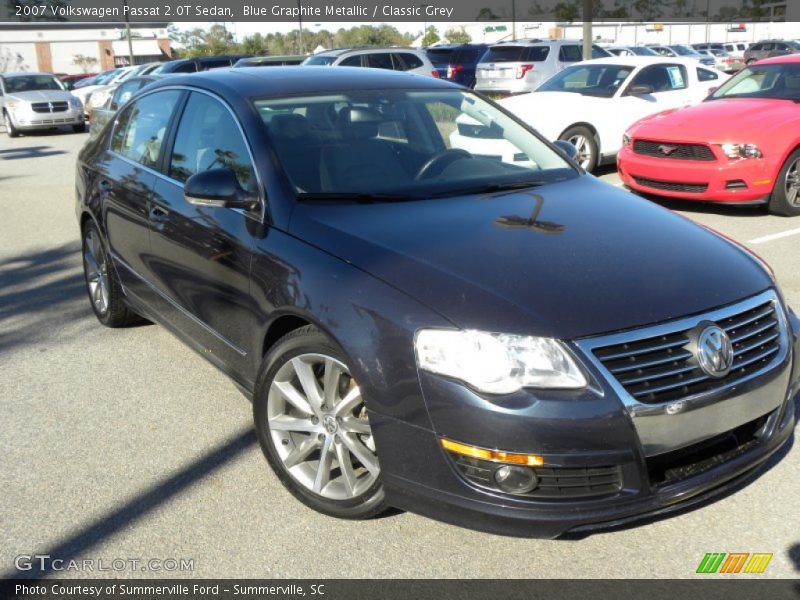 Blue Graphite Metallic / Classic Grey 2007 Volkswagen Passat 2.0T Sedan