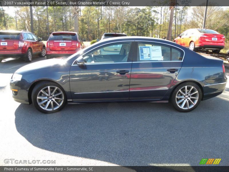 Blue Graphite Metallic / Classic Grey 2007 Volkswagen Passat 2.0T Sedan