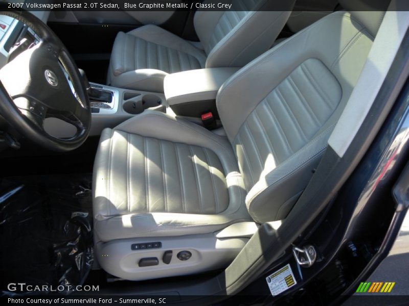 Blue Graphite Metallic / Classic Grey 2007 Volkswagen Passat 2.0T Sedan