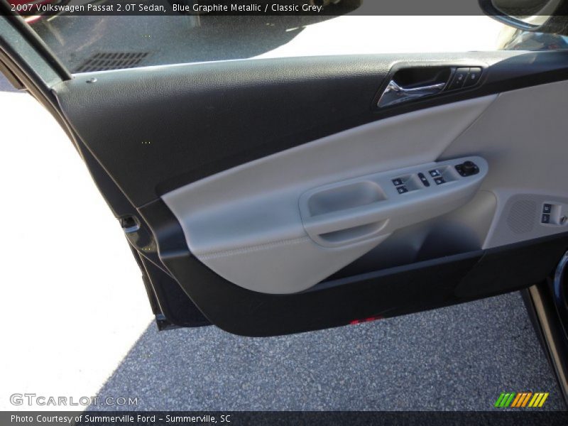 Blue Graphite Metallic / Classic Grey 2007 Volkswagen Passat 2.0T Sedan