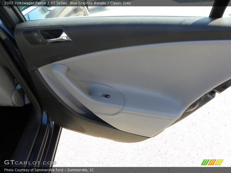 Blue Graphite Metallic / Classic Grey 2007 Volkswagen Passat 2.0T Sedan