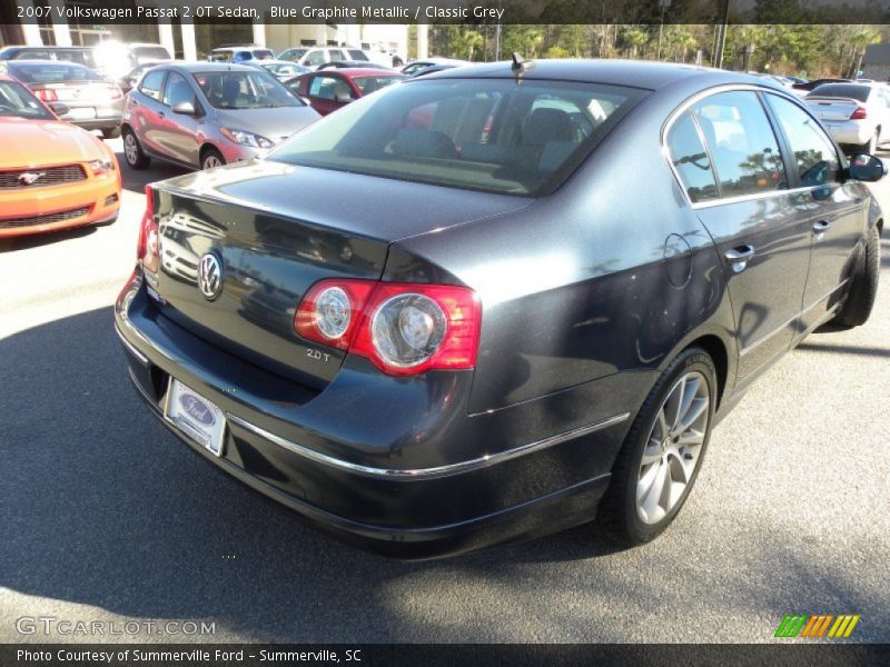Blue Graphite Metallic / Classic Grey 2007 Volkswagen Passat 2.0T Sedan