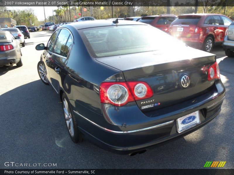 Blue Graphite Metallic / Classic Grey 2007 Volkswagen Passat 2.0T Sedan