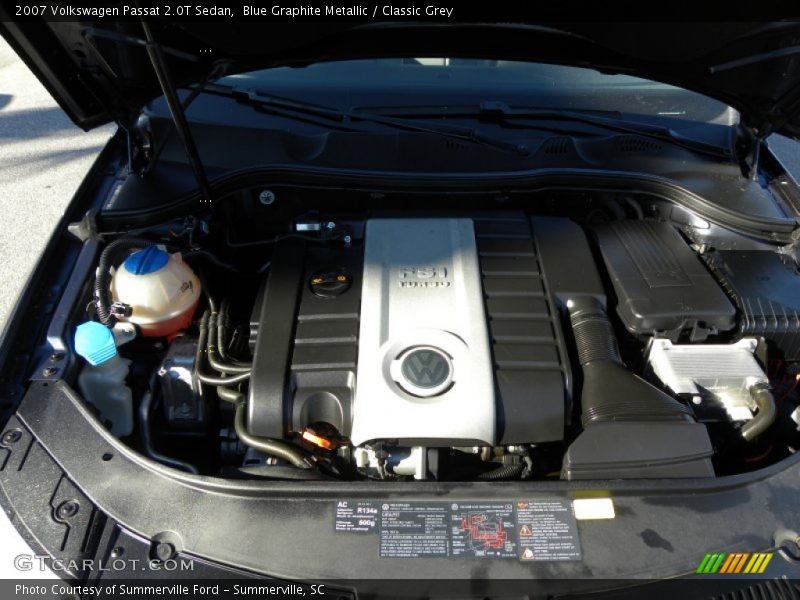 Blue Graphite Metallic / Classic Grey 2007 Volkswagen Passat 2.0T Sedan
