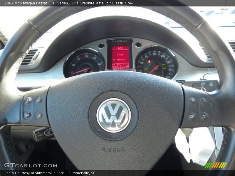 Blue Graphite Metallic / Classic Grey 2007 Volkswagen Passat 2.0T Sedan