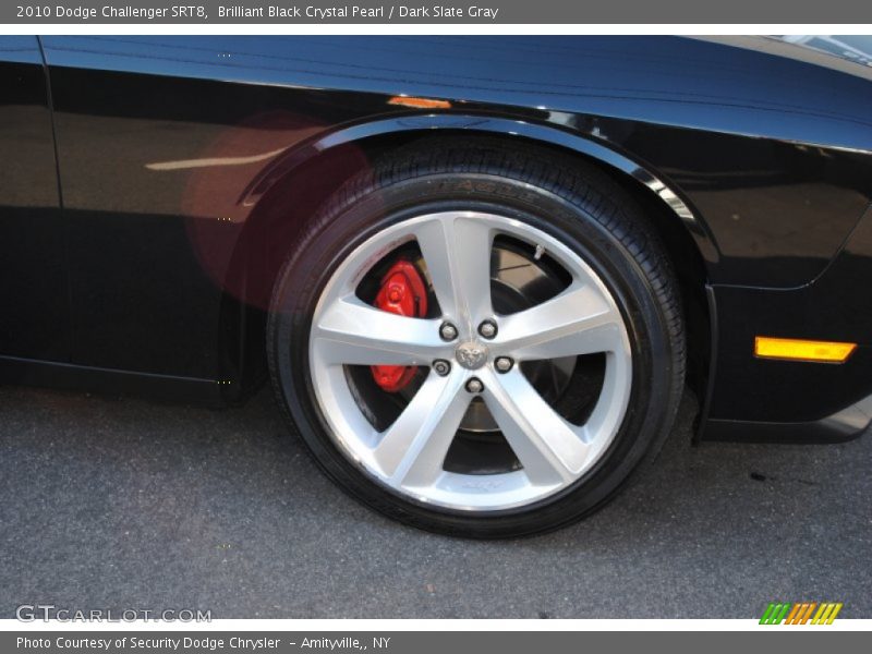 Brilliant Black Crystal Pearl / Dark Slate Gray 2010 Dodge Challenger SRT8