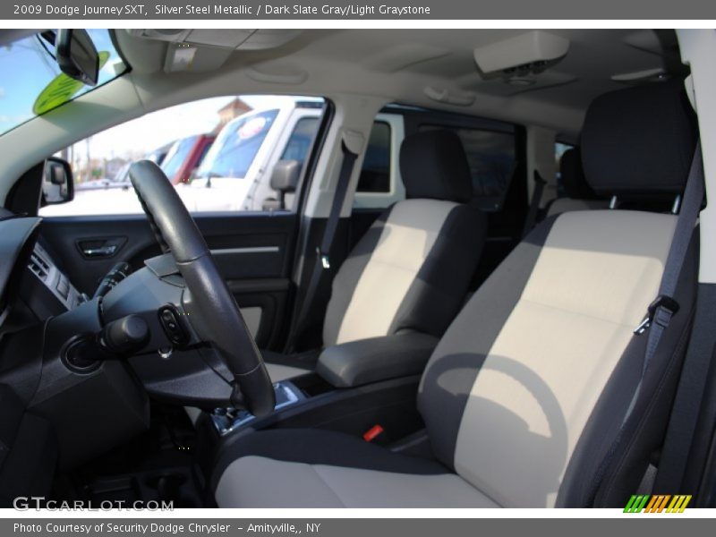 Silver Steel Metallic / Dark Slate Gray/Light Graystone 2009 Dodge Journey SXT