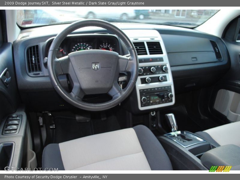 Silver Steel Metallic / Dark Slate Gray/Light Graystone 2009 Dodge Journey SXT