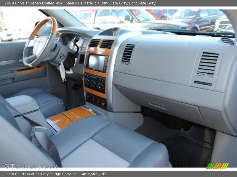 Steel Blue Metallic / Dark Slate Gray/Light Slate Gray 2009 Chrysler Aspen Limited 4x4