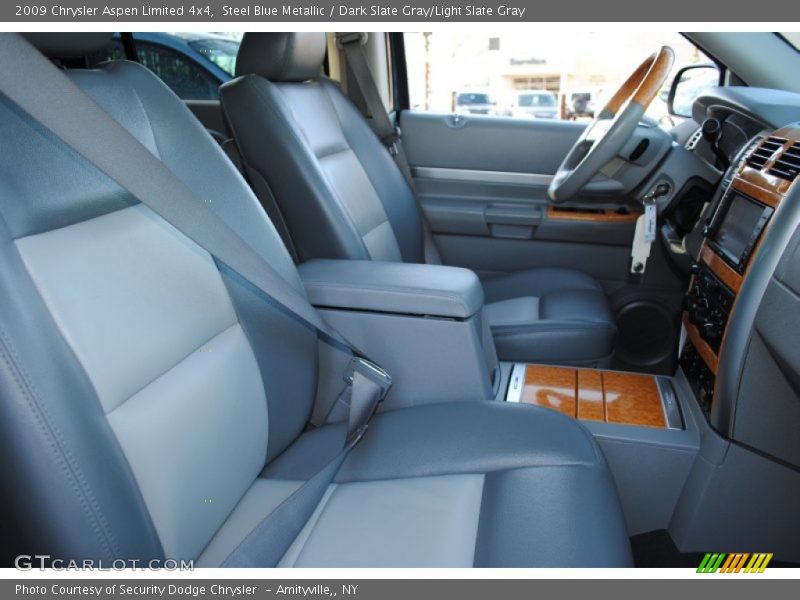 Steel Blue Metallic / Dark Slate Gray/Light Slate Gray 2009 Chrysler Aspen Limited 4x4
