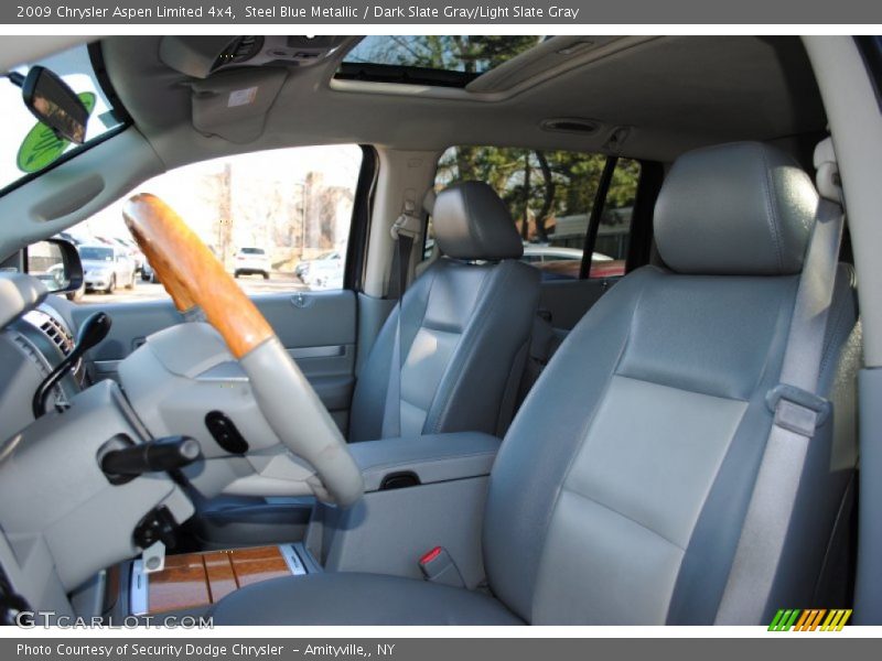  2009 Aspen Limited 4x4 Dark Slate Gray/Light Slate Gray Interior