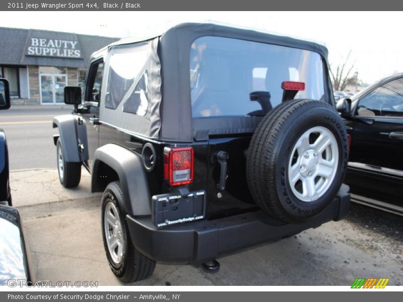 Black / Black 2011 Jeep Wrangler Sport 4x4