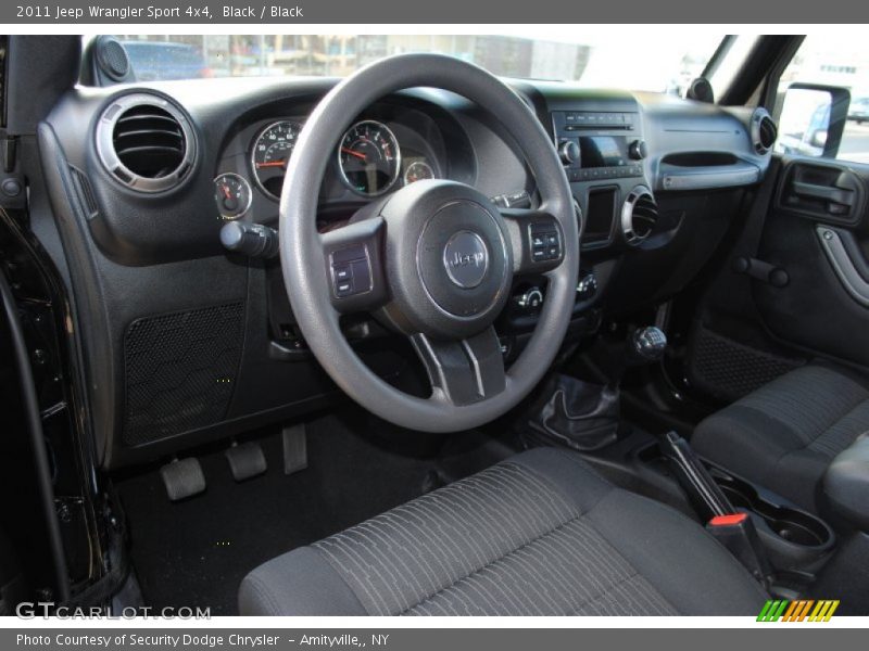 Black / Black 2011 Jeep Wrangler Sport 4x4