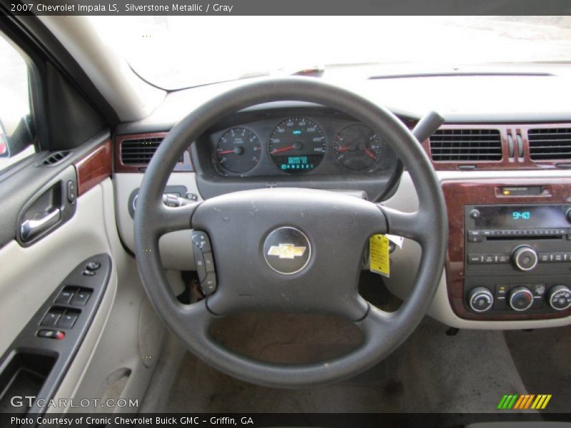 Silverstone Metallic / Gray 2007 Chevrolet Impala LS