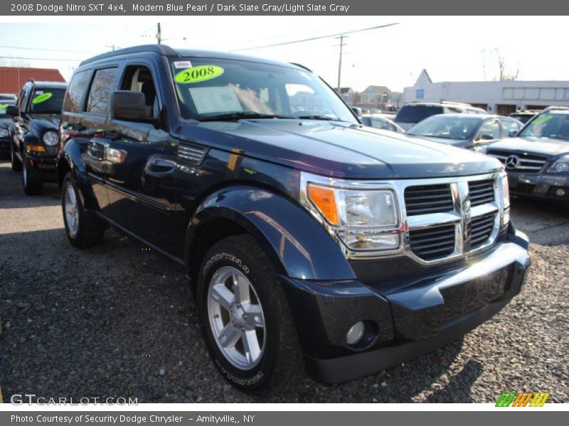 Modern Blue Pearl / Dark Slate Gray/Light Slate Gray 2008 Dodge Nitro SXT 4x4