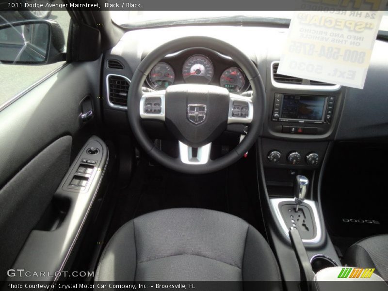 Black / Black 2011 Dodge Avenger Mainstreet