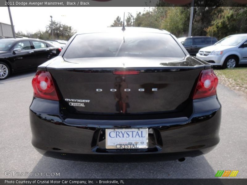 Black / Black 2011 Dodge Avenger Mainstreet
