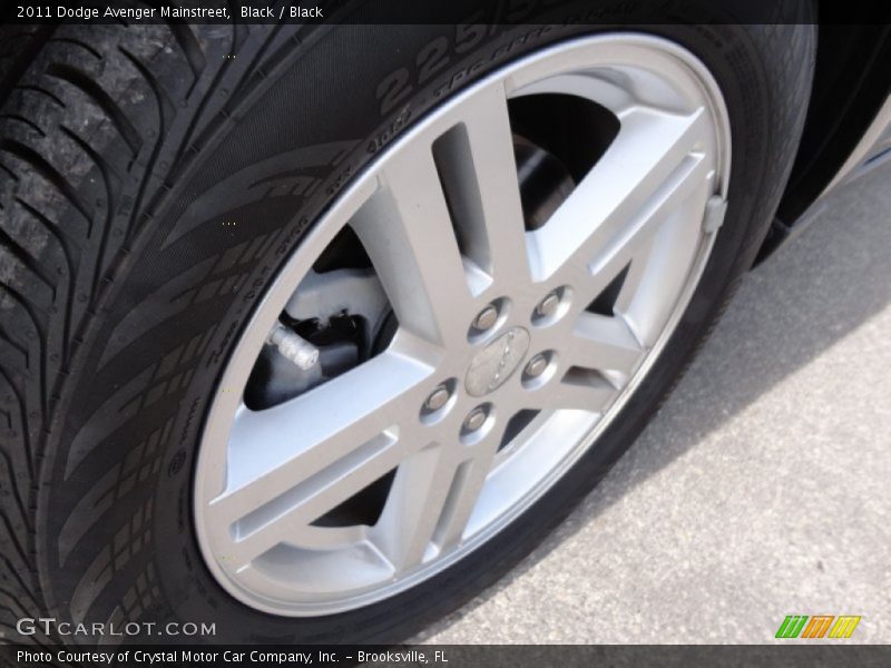 Black / Black 2011 Dodge Avenger Mainstreet