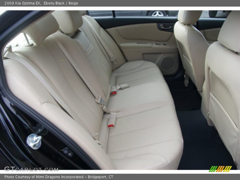 Ebony Black / Beige 2009 Kia Optima EX