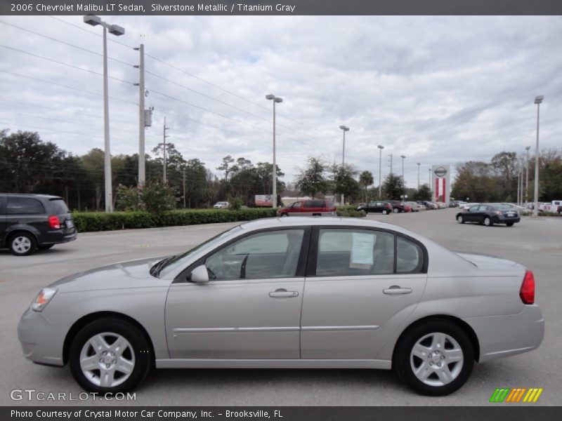 Silverstone Metallic / Titanium Gray 2006 Chevrolet Malibu LT Sedan
