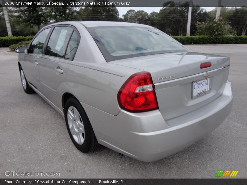 Silverstone Metallic / Titanium Gray 2006 Chevrolet Malibu LT Sedan
