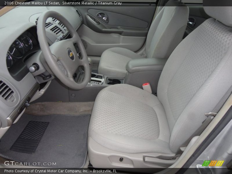 Silverstone Metallic / Titanium Gray 2006 Chevrolet Malibu LT Sedan