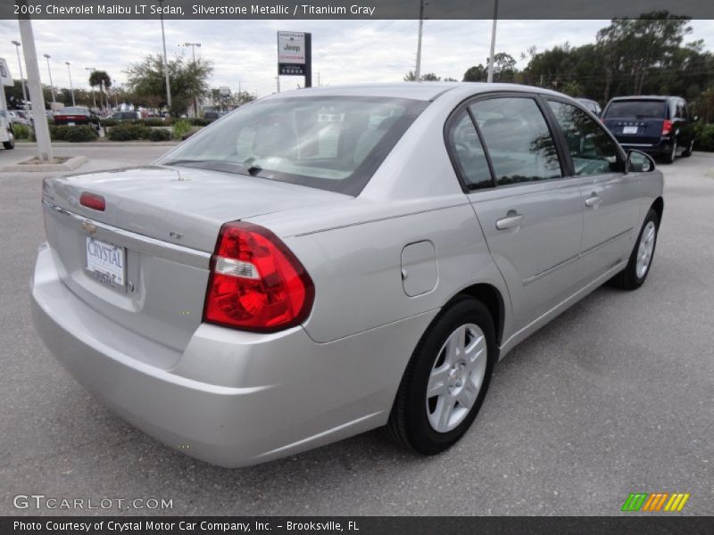 Silverstone Metallic / Titanium Gray 2006 Chevrolet Malibu LT Sedan