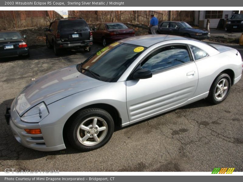 Sterling Silver Metallic / Midnight 2003 Mitsubishi Eclipse RS Coupe