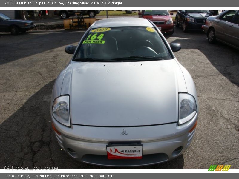 Sterling Silver Metallic / Midnight 2003 Mitsubishi Eclipse RS Coupe